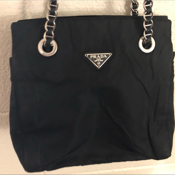 Prada Handbags - Prada Black Tessuto Acciaio 🌟